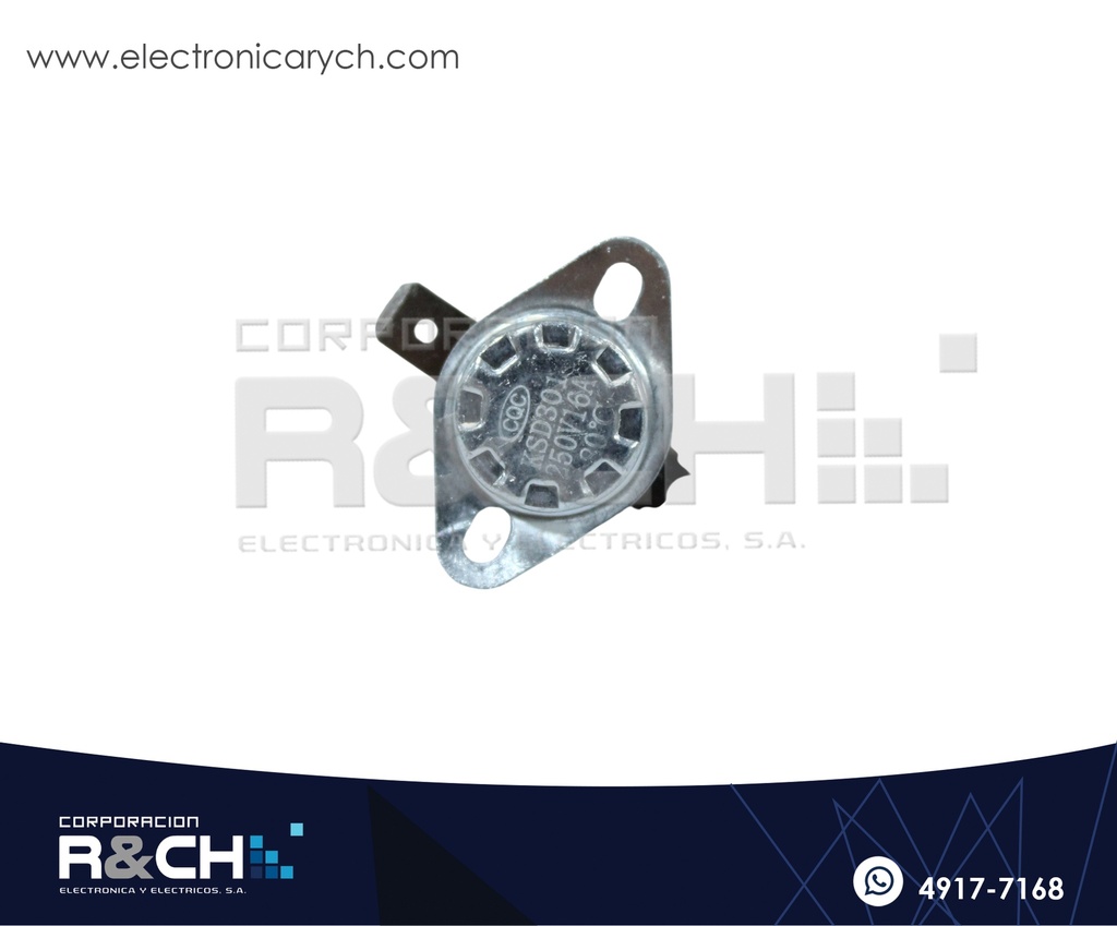 SW-1680 Switch Termostato 16A 250V 80º NC KSD301