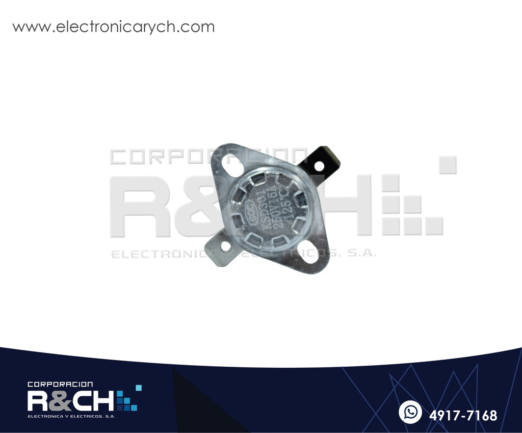 SW-16125 Switch Termostato 16A 250V 125º NC KSD301