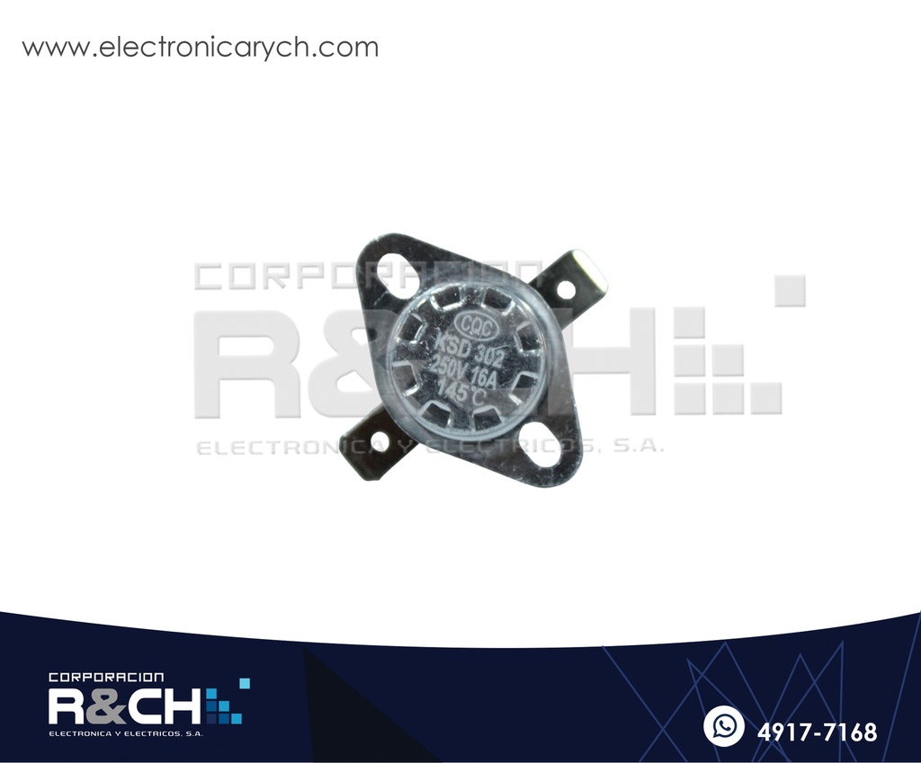 SW-16145 Switch Termostato 16A 250V 145º NC KSD301