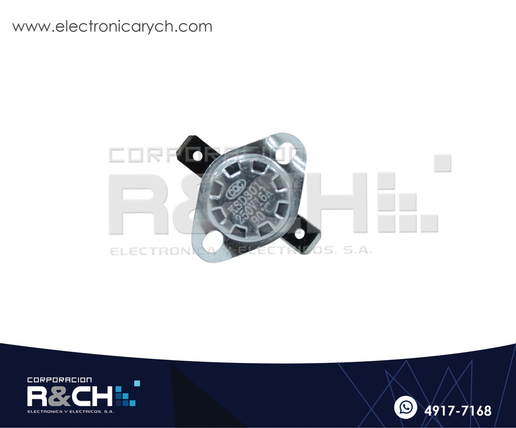 SW-1690 Switch Termostato 16A 250V 90º NC KSD301