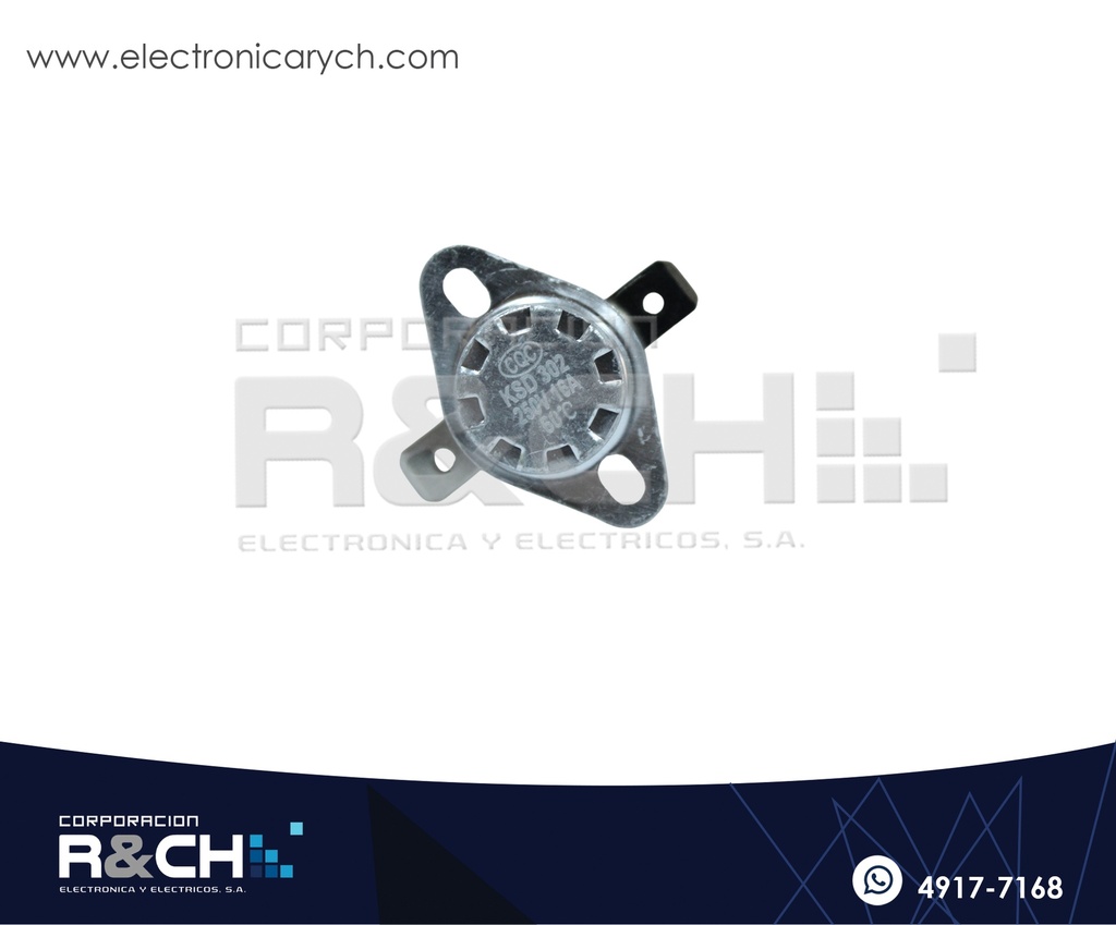 SW-1660 Switch Termostato 16A 250V 60º NC KSD301