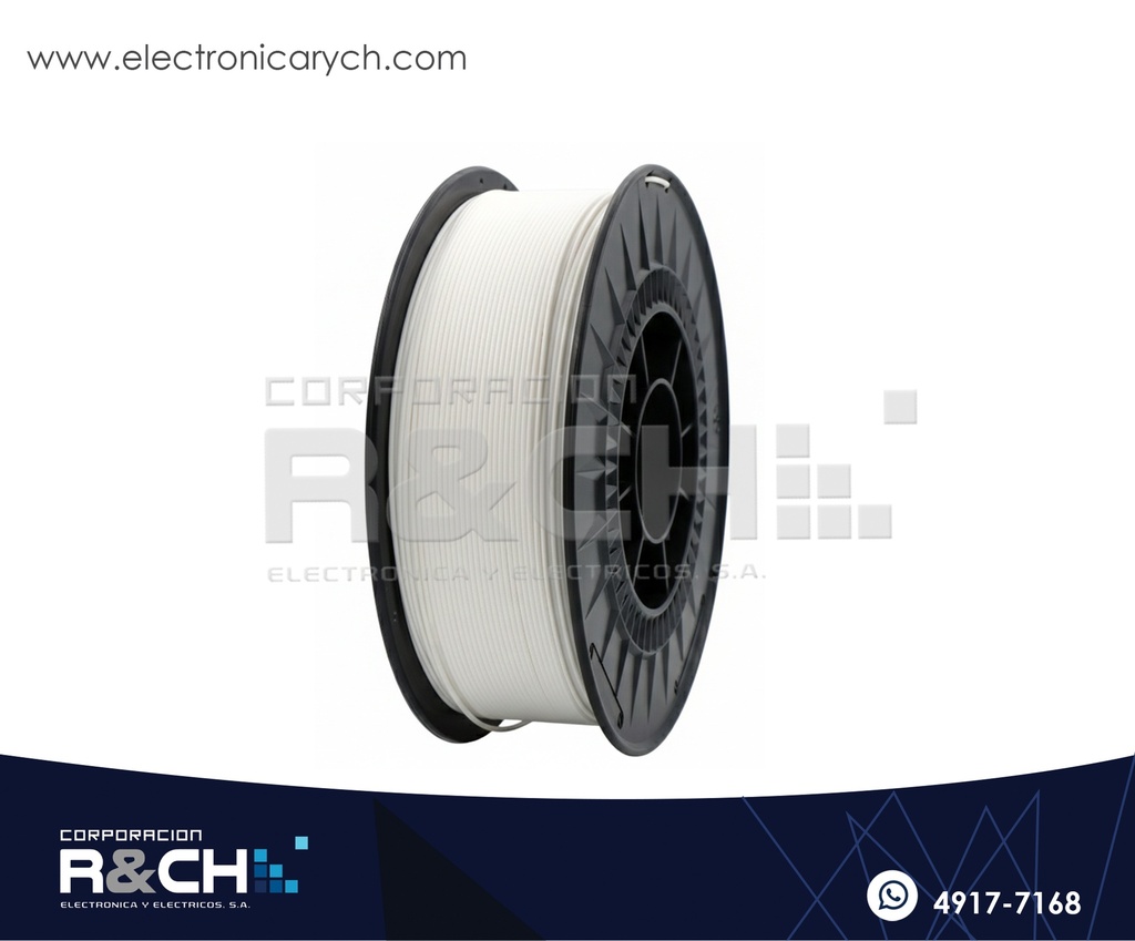 FL-WTI Filamento PLA 1.75mm 1Kg Blanco