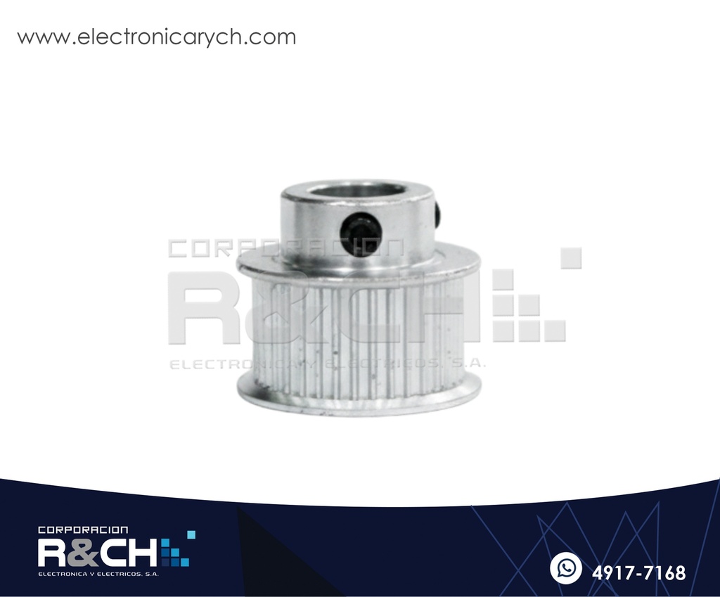 PL-36110 Polea GT2 dentada 36 dientes para faja 10mm diametro eje 10mm
