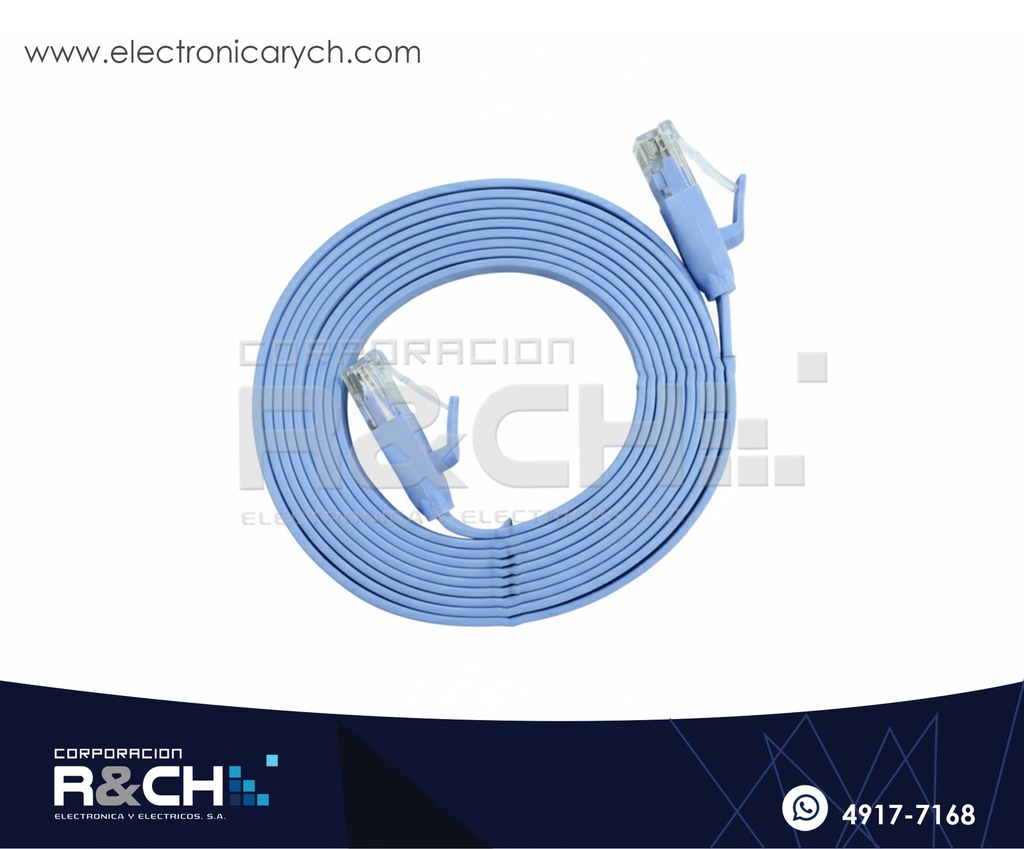 EX-UTP62P Cable de Red UTP  Categoria 6, 2 Metros plano Lenovo