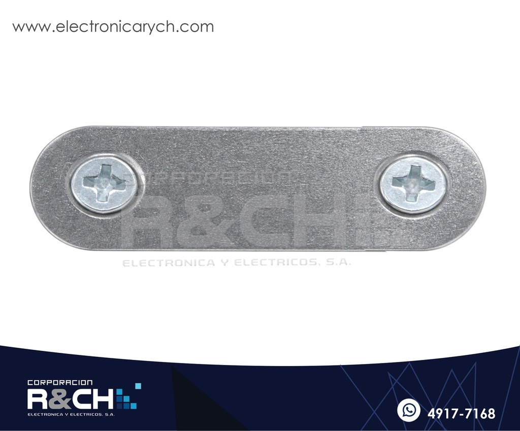 HM-4616 Conector Recto de Acero Inoxidable con 2 Agujeros – Soporte de Montaje para Electrónica