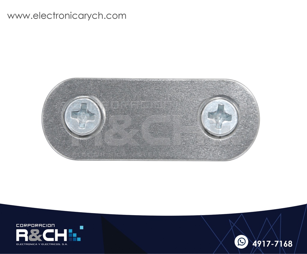 HM-3616 Conector Recto de Acero Inoxidable con 2 Agujeros – Soporte de Montaje para Electrónica