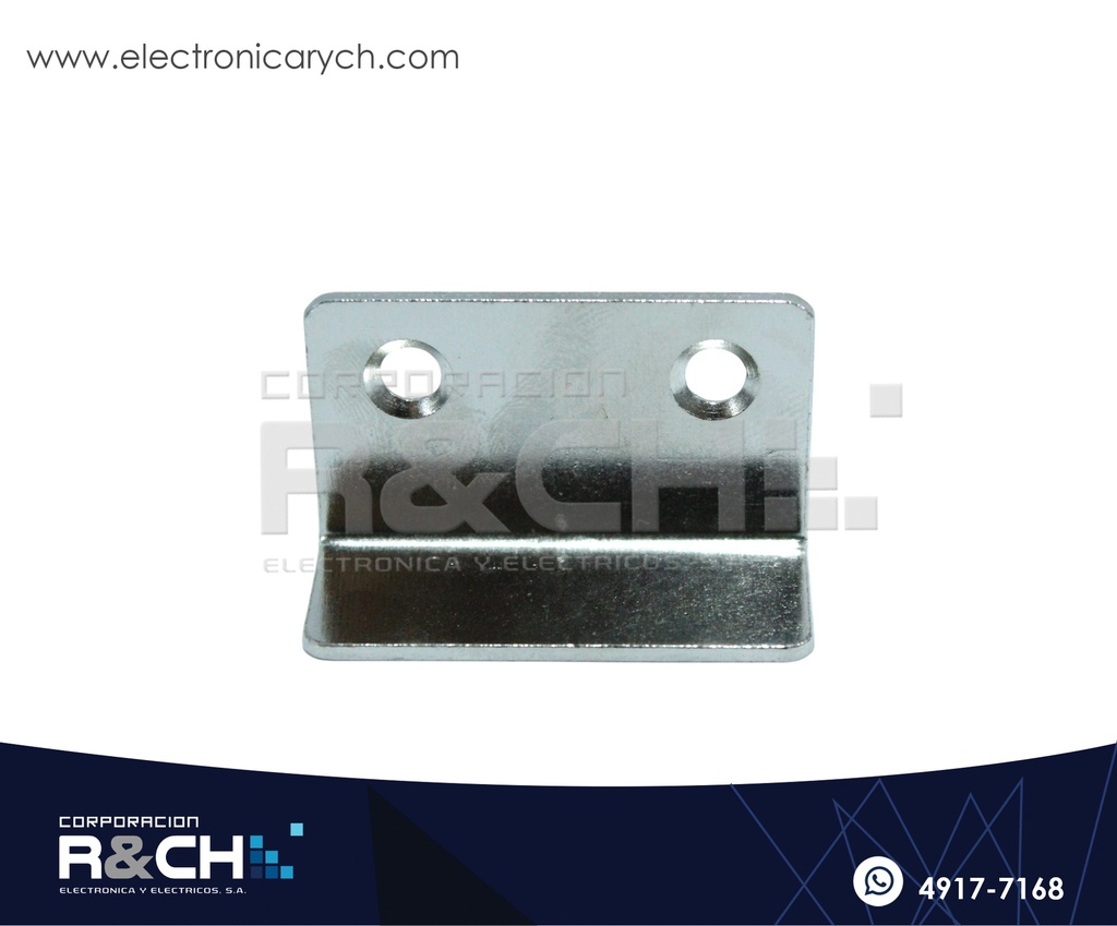 HM-5918 Base Angular 28x12mm de Acero con 2 Agujeros – Soporte de Montaje para Electrónica