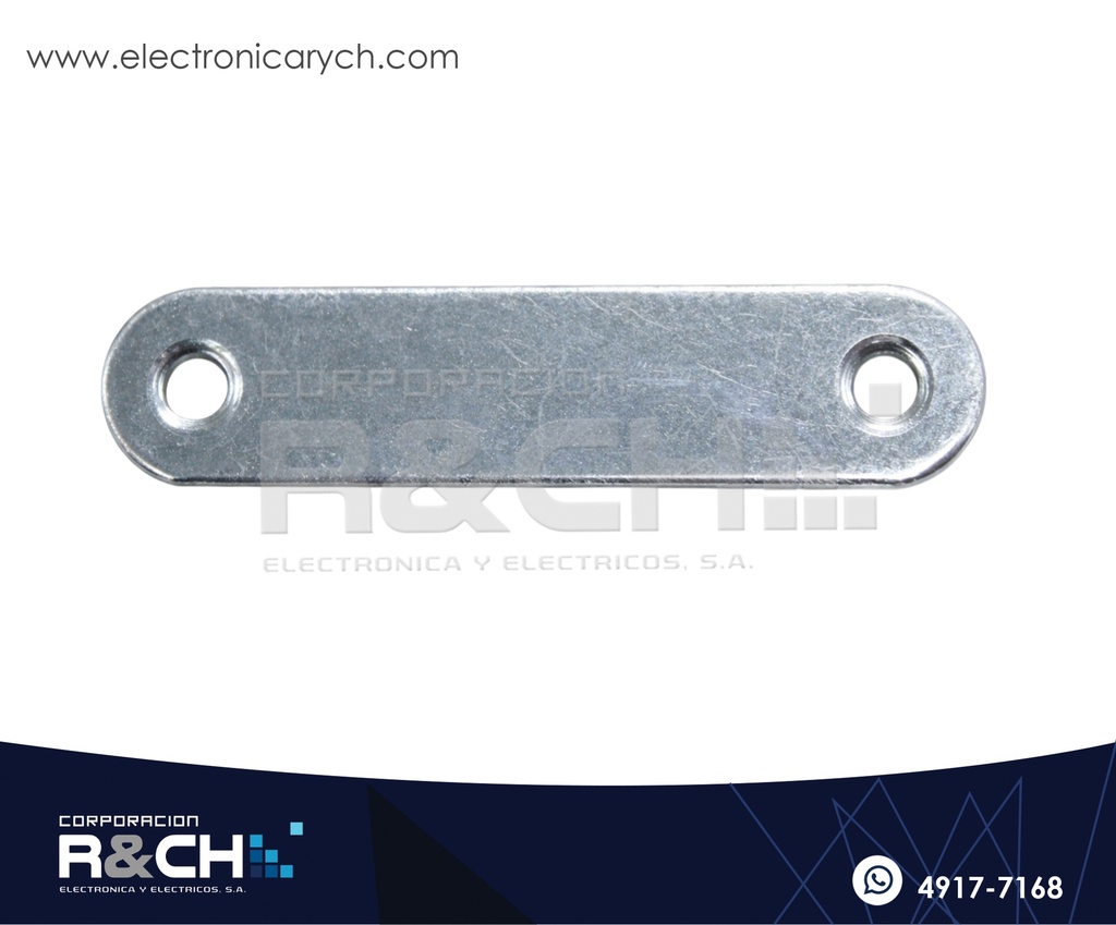 HM-6012 Conector Recto de Acero con 2 Agujeros – Soporte de Montaje para Electrónica