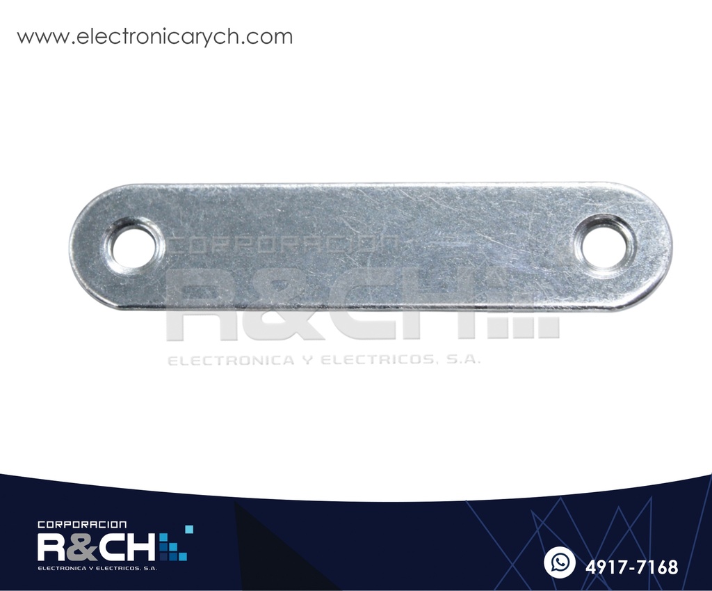 HM-5412 Conector Recto de Acero con 2 Agujeros – Soporte de Montaje para Electrónica