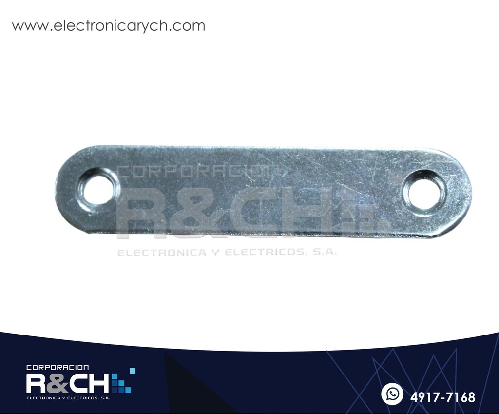 HM-5412 Conector Recto de Acero con 2 Agujeros – Soporte de Montaje para Electrónica