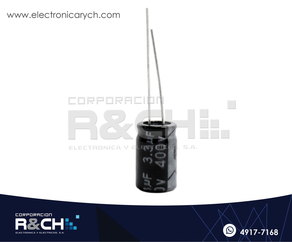 FE-3.3U/400 Filtro Electrolitico 3.3uF 400V