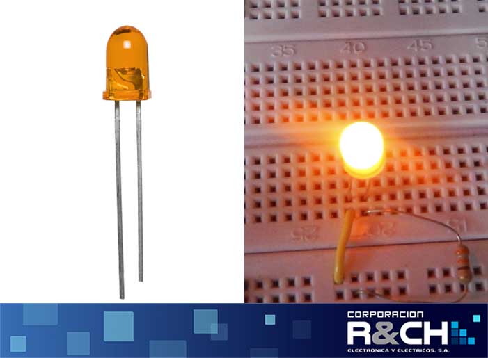 LD-5N LED 5mm naranja