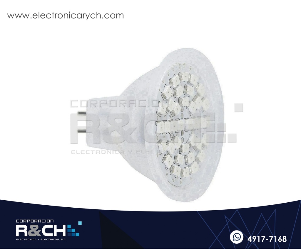 Bombilla LED MR16 5W Luz Amarilla 120V 2700K LX