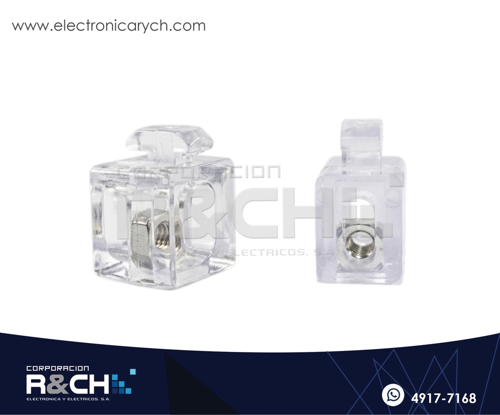 HM-S4040 Bloque Separador de Nylon para Perfil de Aluminio 4040