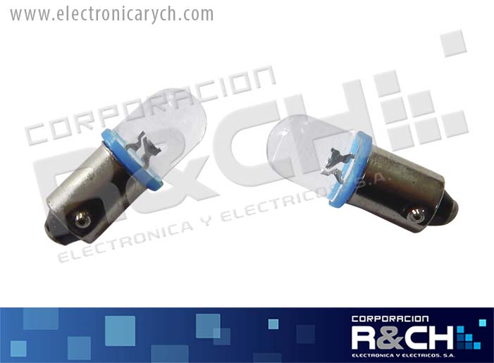 BO-356 LED bombilla 10mm azul 12V presión p/carro