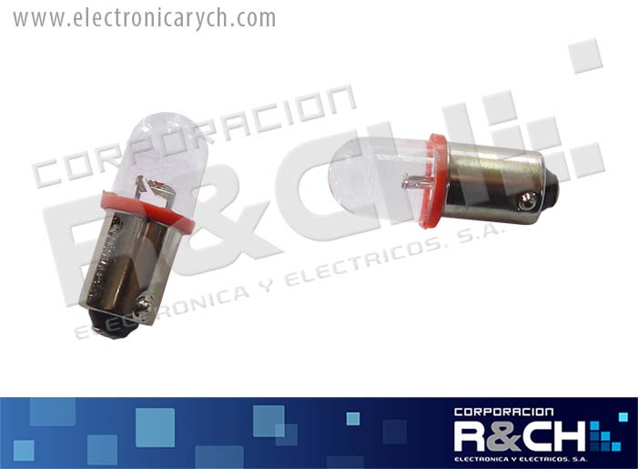 BO-352 LED bombilla 10mm rojo 12V presión p/carro