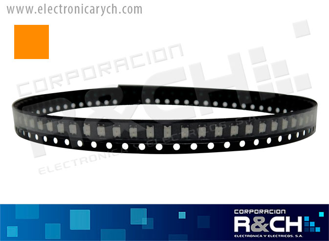 LD-1206N LED smd 1206 210MCD 125° naranja 2.3V 20mA