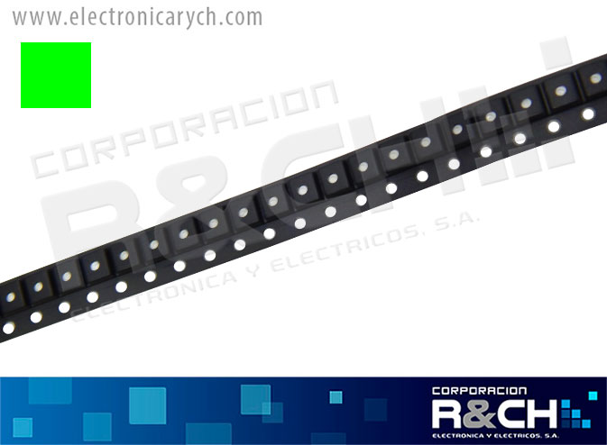 LD-1210V LED smd 1210 1600MCD 125° verde 3.4V 20mA