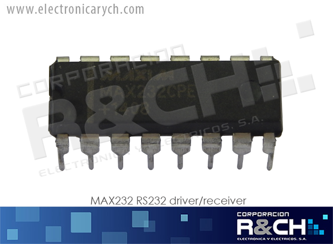 NTE7142 MAX232 RS232 driver/receiver