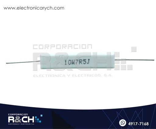 [RX-7.5/10] RX-7.5/10 Resistencia Cemento 7.5 ohm 10 watt