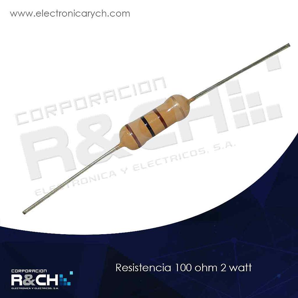 RX-100/2 resistencia 100 ohm 2 watt