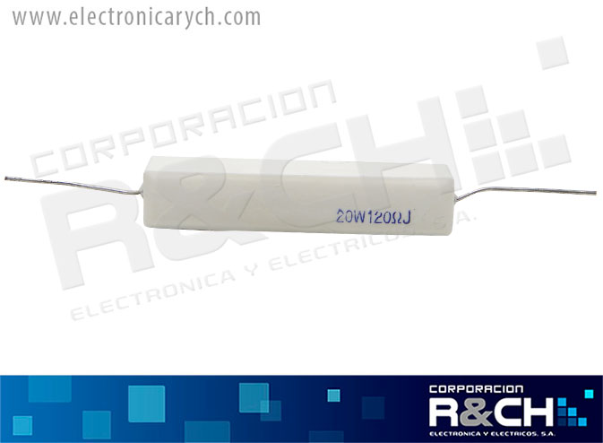 RX-120/20 resistencia 120 ohm 20 watt