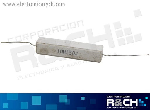 [RX-15/10] RX-15/10 resistencia 15 ohm 10W cemento