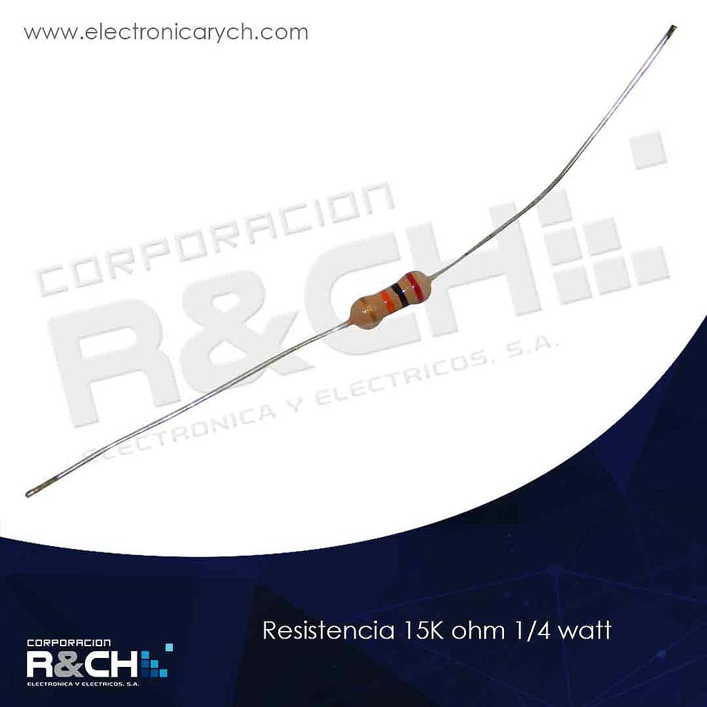 RX-15K/14 resistencia 15K ohm 1/4 watt