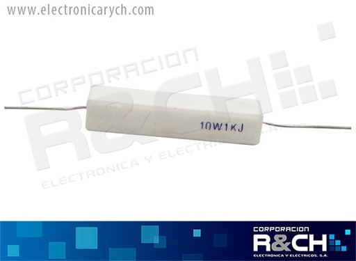 [RX-1K/10] RX-1K/10 resistencia 1K ohm 10W