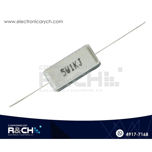 [RX-1K/5] RX-1K/5 resistencia 1K ohm 5 watt