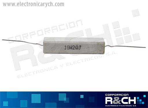 [RX-2/10] RX-2/10 resistencia 2 ohm 10W