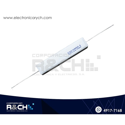 [RX-200/10] RX-200/10 resistencia 200 ohm 10W