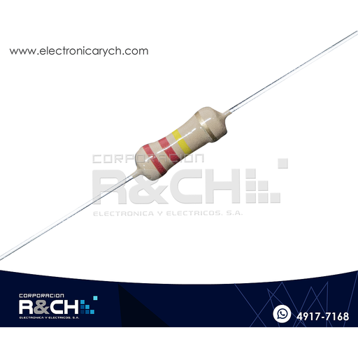 [RX-220K/12] RX-220K/12 resistencia 220K ohm 1/2 watt