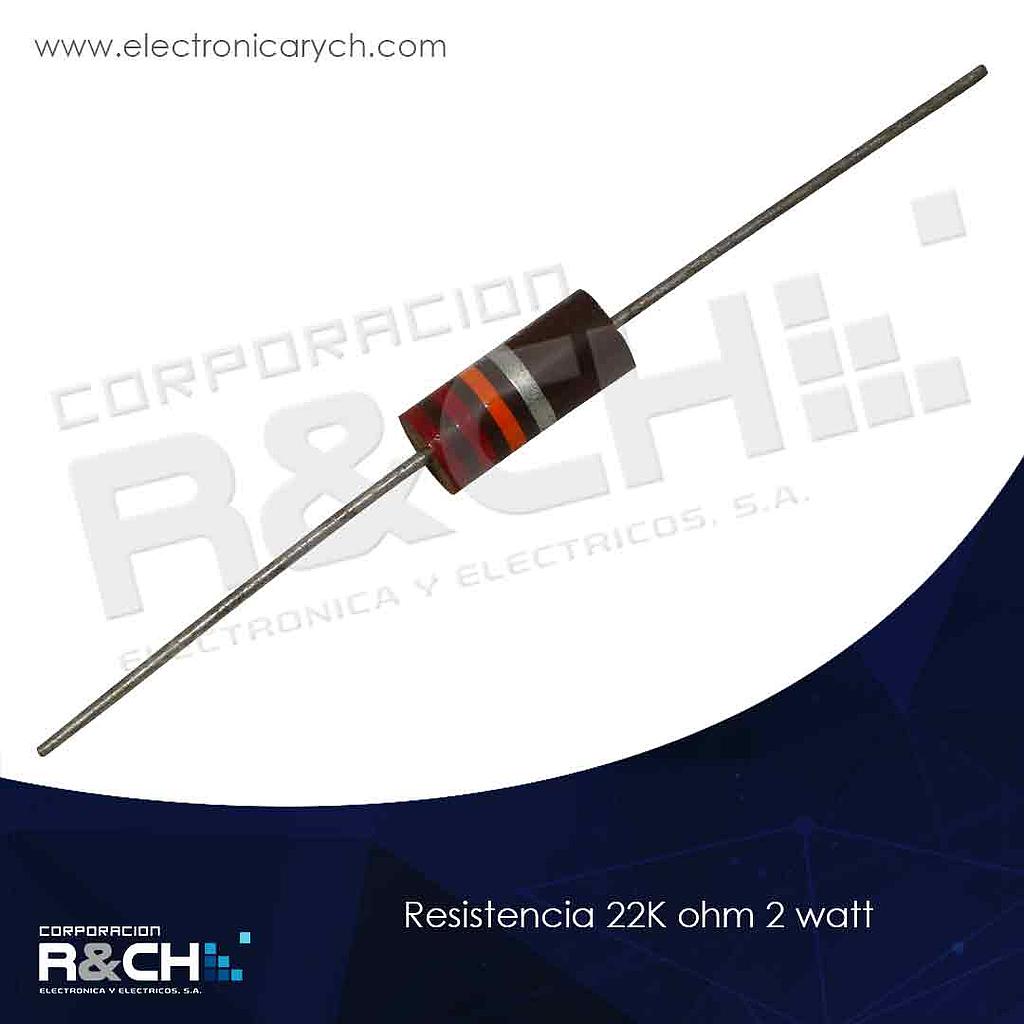 RX-22K/2 resistencia 22K ohm 2 watt