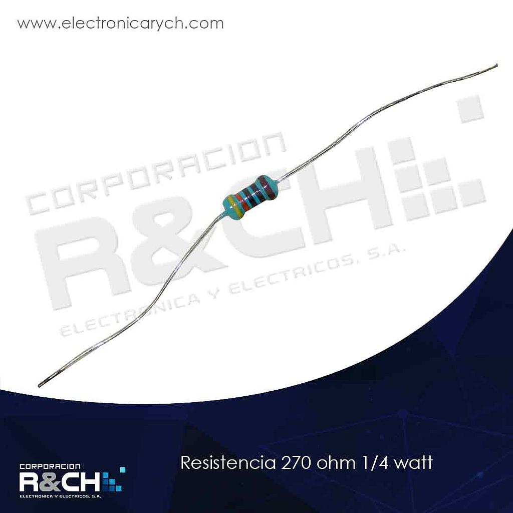 RX-270/14 resistencia 270 ohm 1/4 watt
