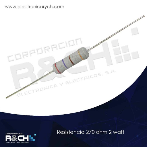[RX-270/2] RX-270/2 resistencia 270 ohm 2 watt