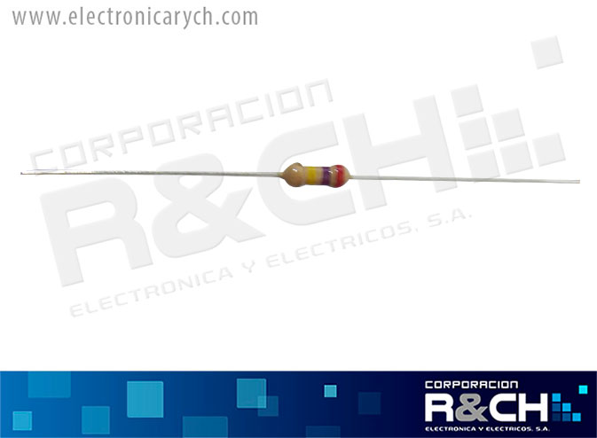 RX-270K/14 resistencia 270K ohm 1/4 watt