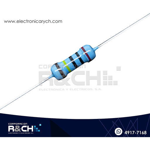 [RX-2M/12] RX-2M/12 resistencia 2M ohm 1/2 watt