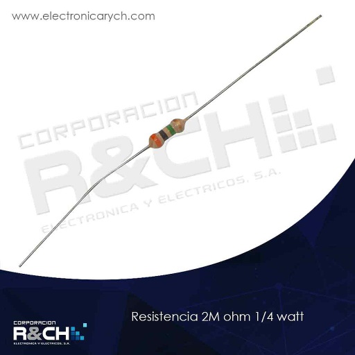 [RX-2M/14] RX-2M/14 resistencia 2M ohm 1/4 watt