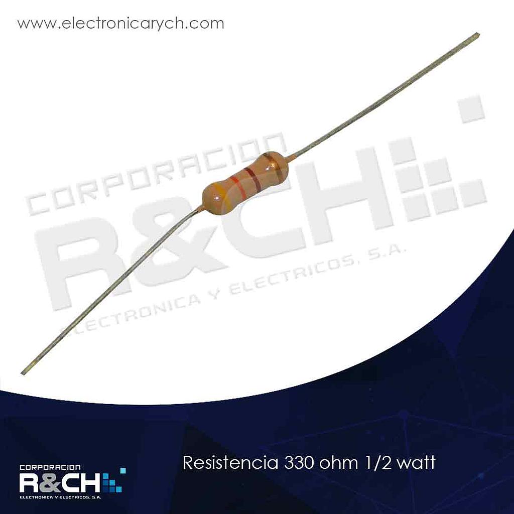 RX-330/12 resistencia 330 ohm 1/2 watt