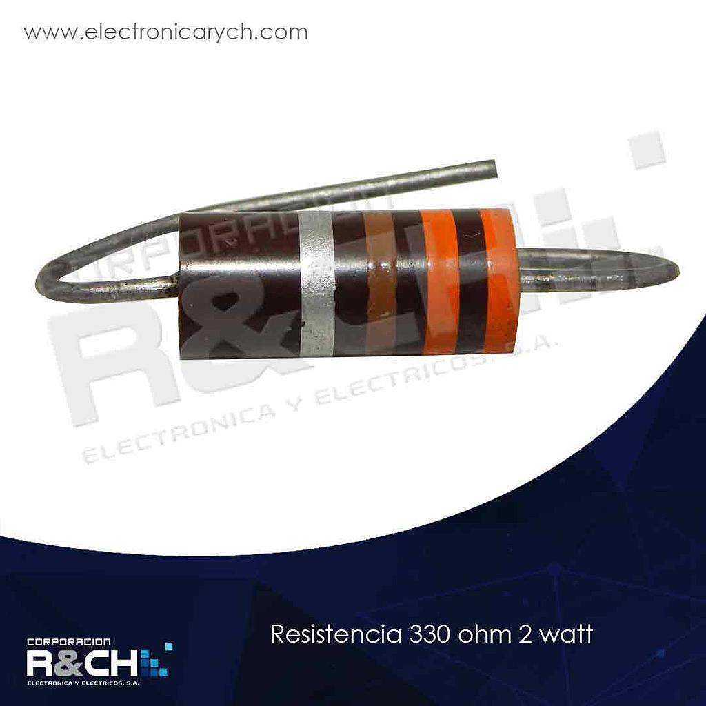 RX-330/2 resistencia 330 ohm 2 watt