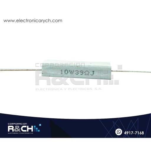 [RX-39/10] RX-39/10 resistencia 39 ohm 10W