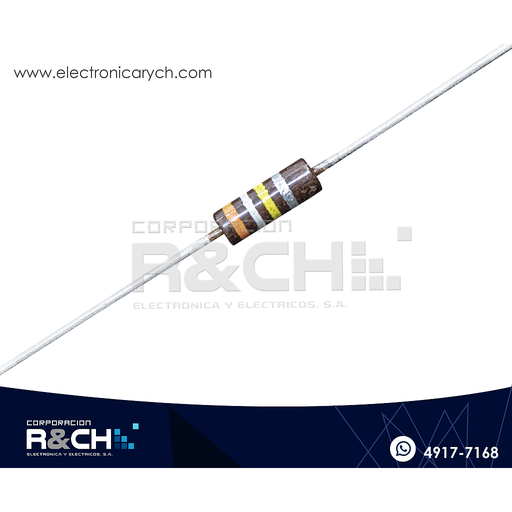 [RX-390K/12] RX-390K/12 resistencia 390K ohm 1/2 watt