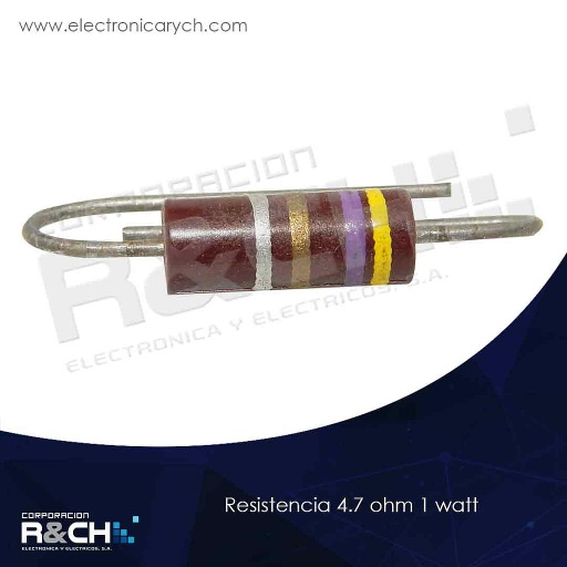 [RX-4.7/1] RX-4.7/1 resistencia 4.7 ohm 1 watt