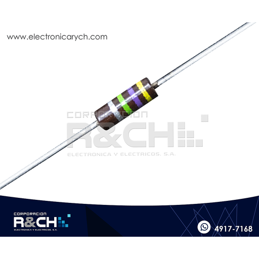 [RX-4.7K/12] RX-4.7K/12 resistencia 4.7K ohm 1/2 watt