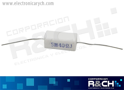 [RX-40/5] RX-40/5 resistencia 40 ohm 5 watt