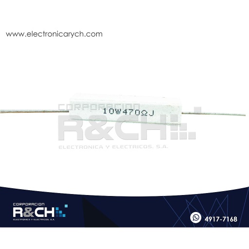[RX-470/10] RX-470/10 resistencia 470 ohm 10W