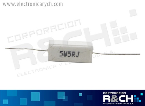 [RX-5/5] RX-5/5 resistencia 5 ohm 5 watt