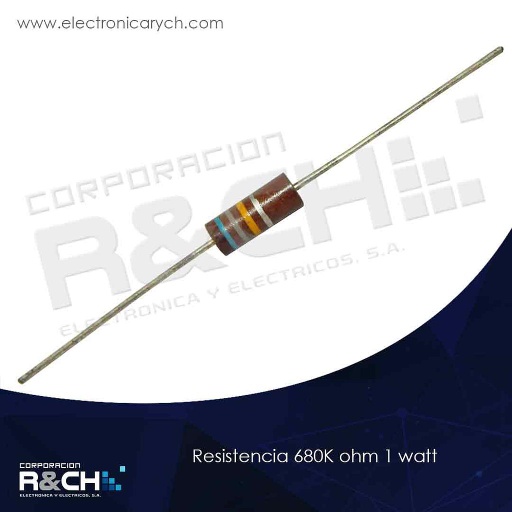 [RX-680K/1] RX-680K/1 resistencia 680K ohm 1 watt