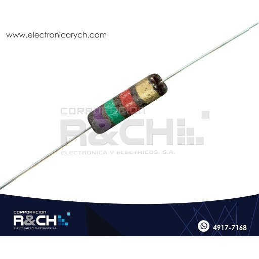 [RX-7.5K/12] RX-7.5K/12 resistencia 7.5K ohm 1/2 watt